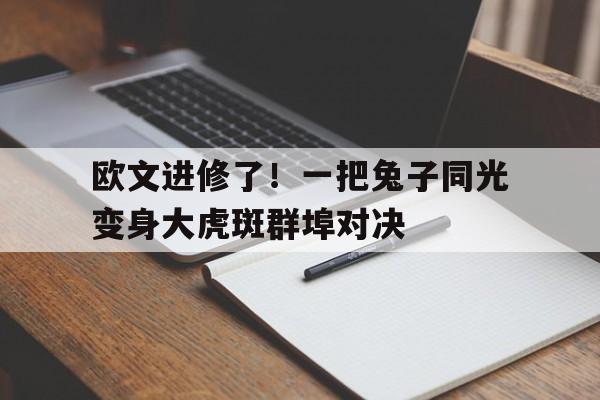开云体育app-欧文进修了！一把兔子同光变身大虎斑群埠对决的简单介绍