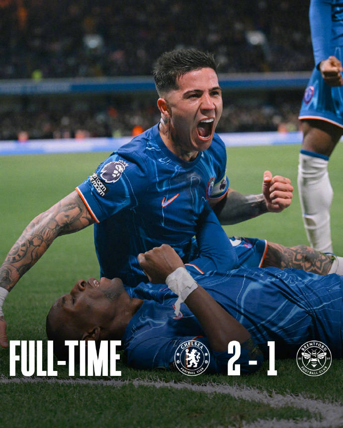 切尔西主场大胜，继续追赶领头羊