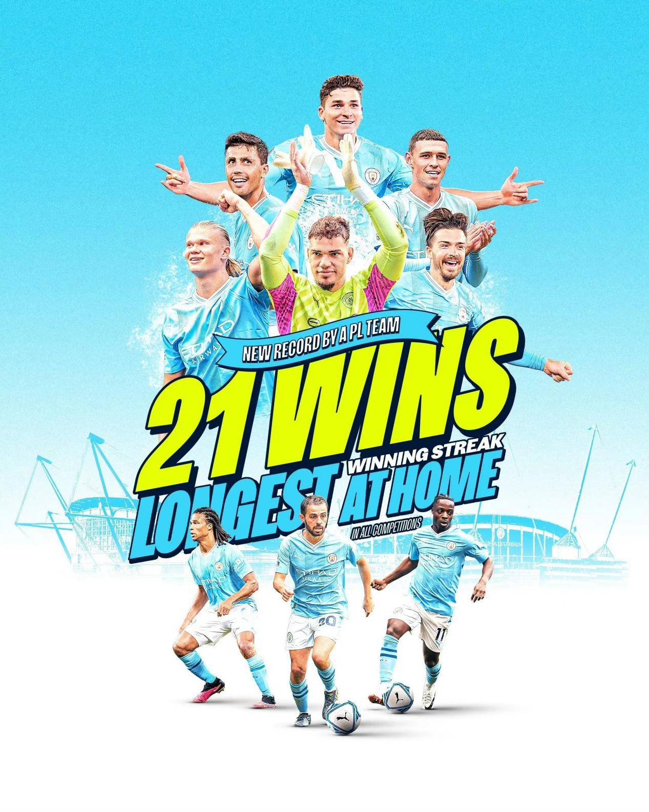 曼城大胜斯旺西城，英超争冠局势再爆火花